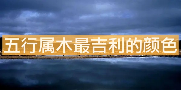 五行屬木最吉利的顏色，什么顏色最旺？