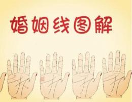婚姻線看結(jié)婚年齡，婚姻線看結(jié)婚時間！