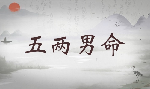五兩男命詳細解釋，五兩男命最正確的解釋！