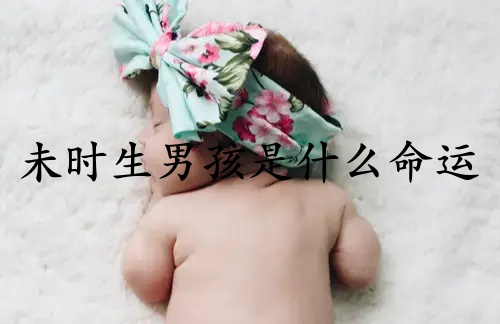 未時生男孩是什么命運(yùn)