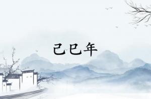 己巳年是哪一年是什么命？