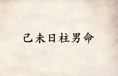 己未日柱男命運(yùn)詳解