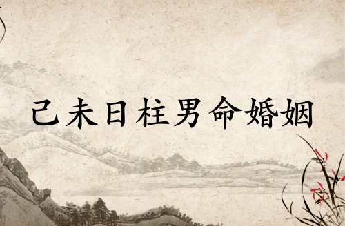 己未日柱男命婚姻整體運勢如何?